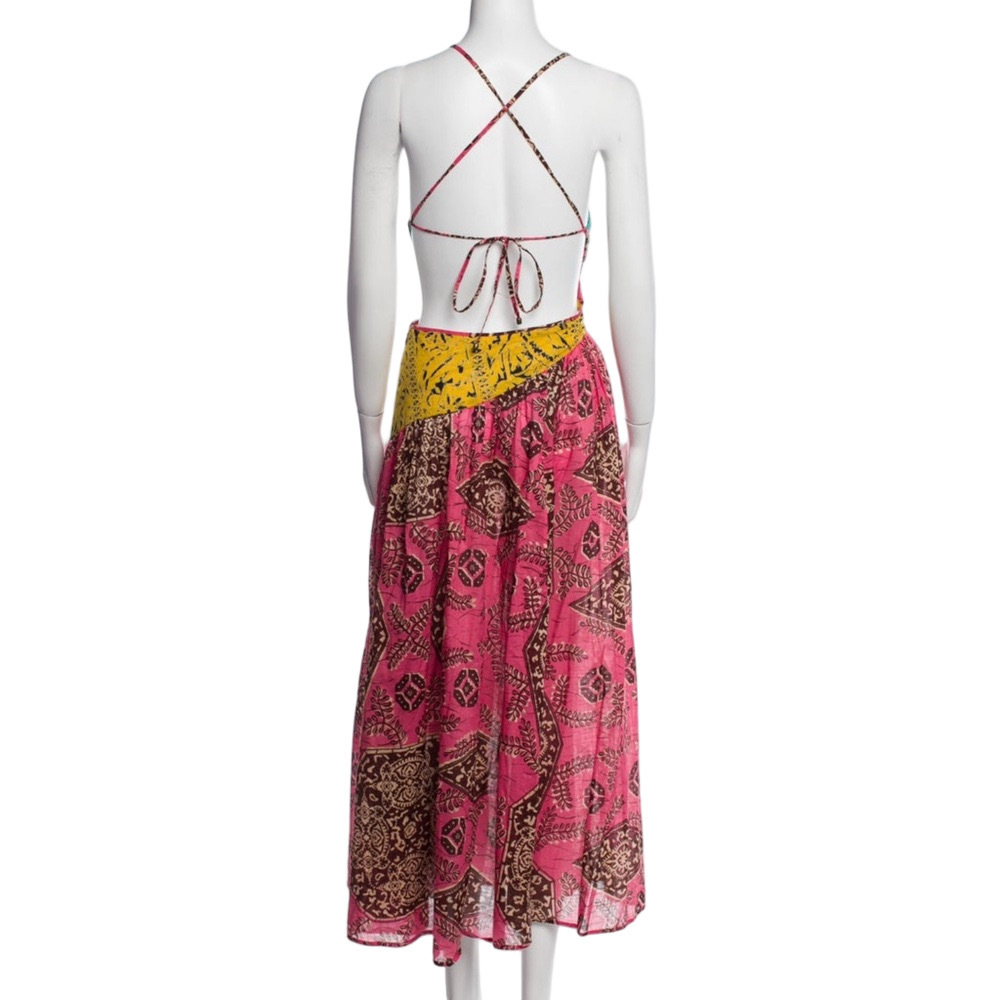 Zimmermann Paisley Print Cotton Maxi Dress – Brand 0 /Size XS From Black Panther - Picture 6 of 13